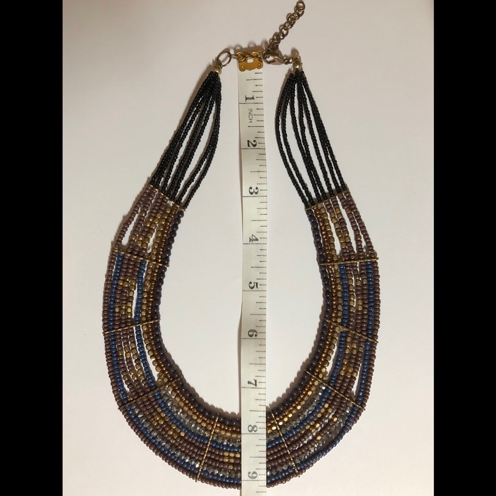 Multi-strand Statement Necklace - Picture 4 of 5